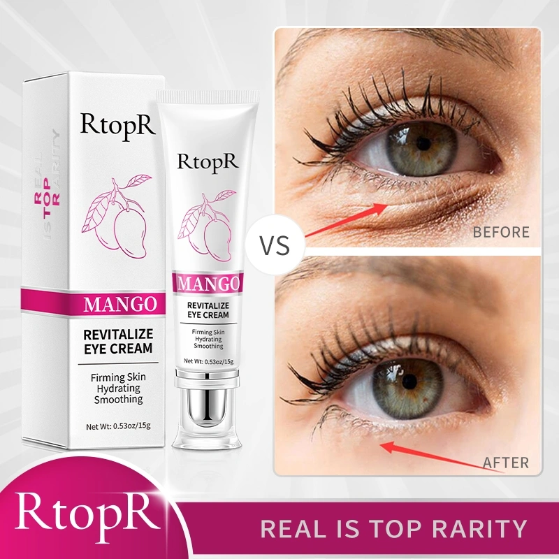 RtopR Mangga Krim Mata Anti Keriput Kantung mata Perawatan Kulit Anti-Bengkak Lingkaran Hitam Anti-Penuaan Pelembab Firming Facial Eye Skin Mango Revitalize Firming Eye Cream