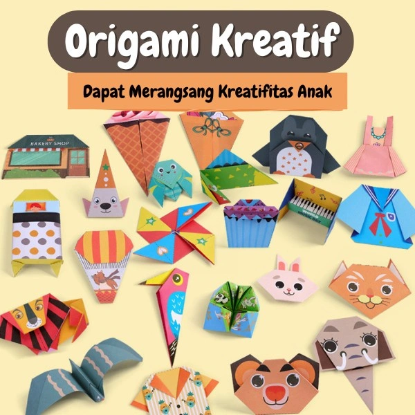 Buku Origami 3D Craft Lipat Bentuk Papercraft Buku Kerajinan Tangan Mainan Edukasi DIY Anak ST0115
