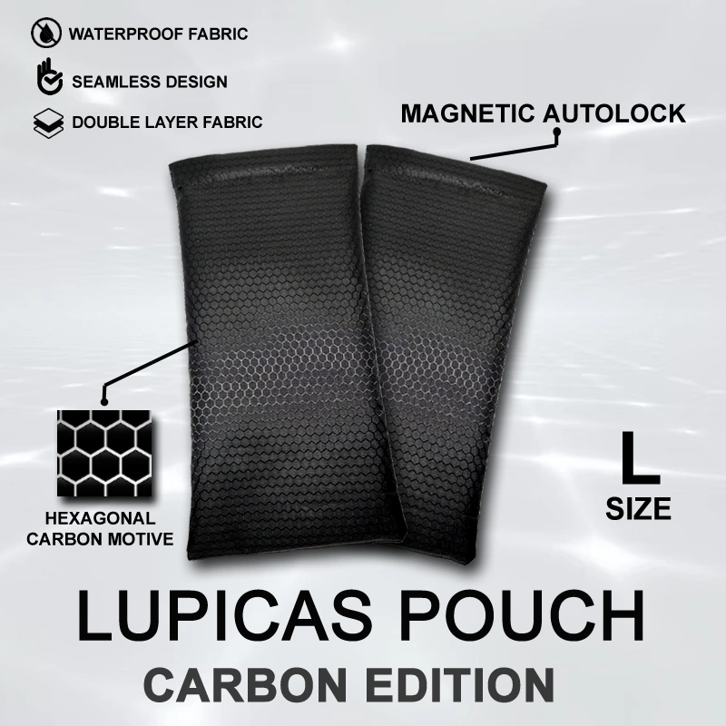 LUPICAS UNIVERSAL POUCH SMARTPHONE / POWERBANK WATERPROOF MAGNETIC AUTOLOCK CARBON EDITION