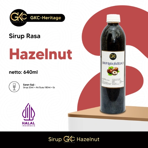 Sirup GKC Hazelnut 640ml Syrup Drink