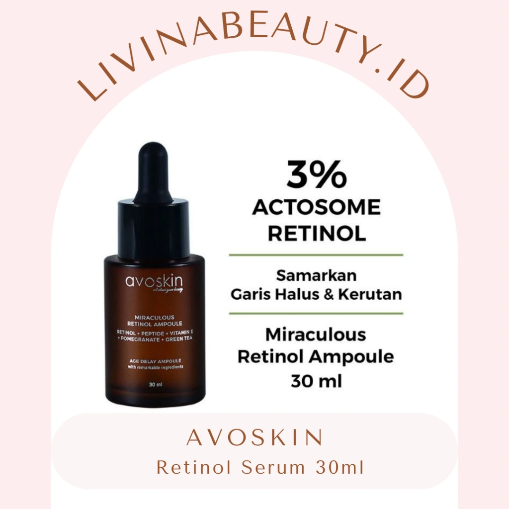 [SALE!] Avoskin Miraculous Retinol Ampoule / Menghilangkan Flek Hitam / Menyamarkan Garis Halus