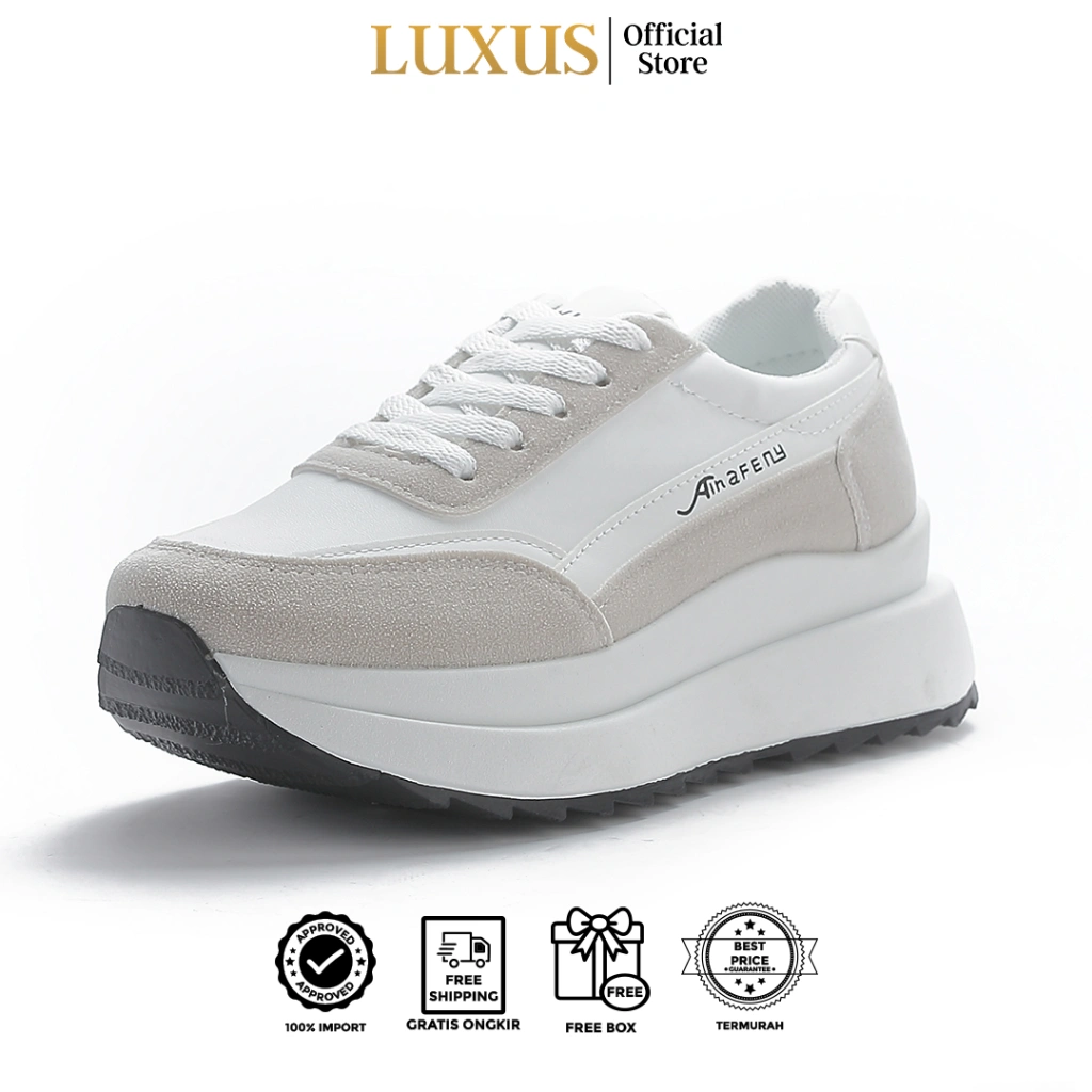 Luxus Hanna Sepatu Casual - Sneakers Casual - Sepatu Hangout - Sepatu Fashion Casual -  Sepatu Model Outfit - LX1015
