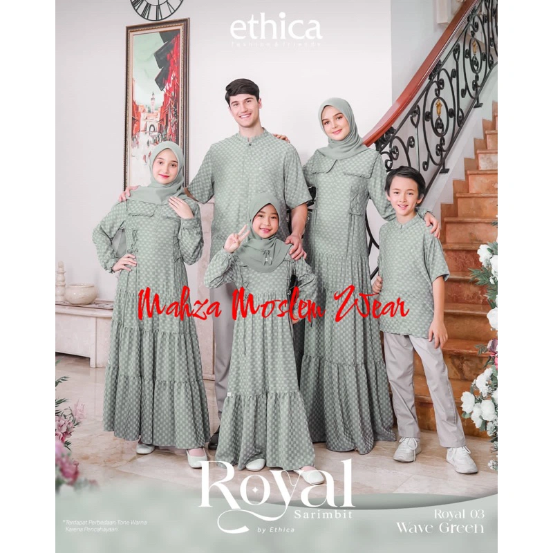 ROYAL 03 WAVE GREEN || SARIMBIT KELUARGA ORIGINAL ETHICA