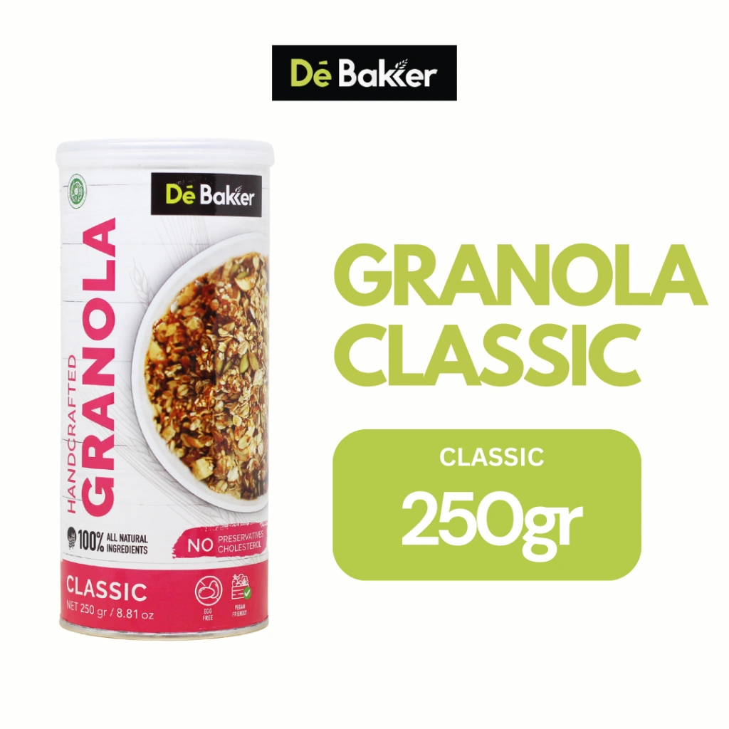 Debakker Bakery Granola Classic Sereal Sehat - Healthy Food - Diet Snack - Bread Roti