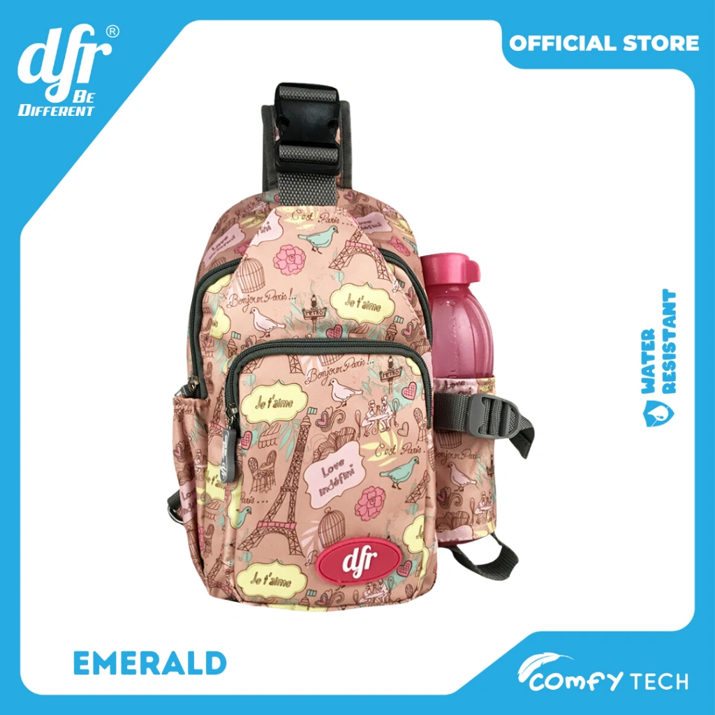 DFR Tas Mini Sling Bag Untuk Sepeda - Anti Air - Tas Emerald