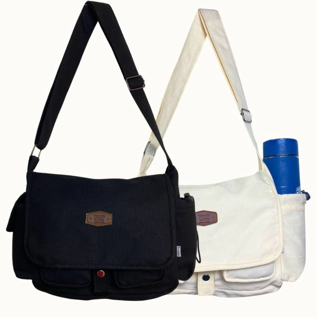 DiaryLabs - Slingbag Tas Selempang Kanvas Pria Wanita Arken Premium Canvas