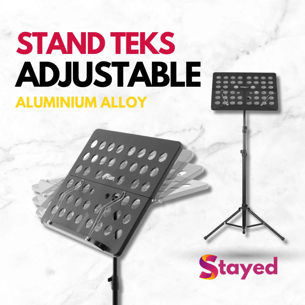 Tripod Holder Stand Teks Lirik Lagu Partitur Sheet Musik Pidato C1