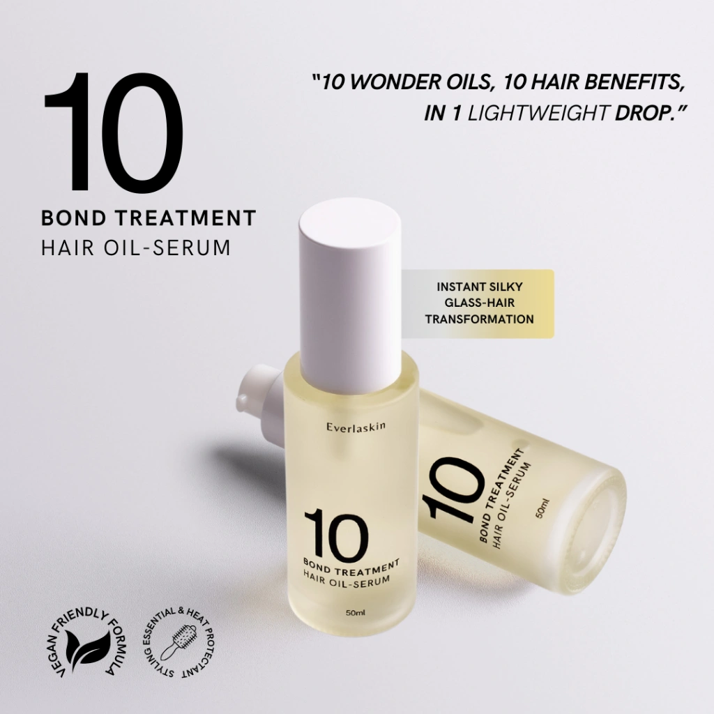 Everlaskin 10 Bond Treatment Hair Oil-Serum | Hair Vitamin Heat Protectant