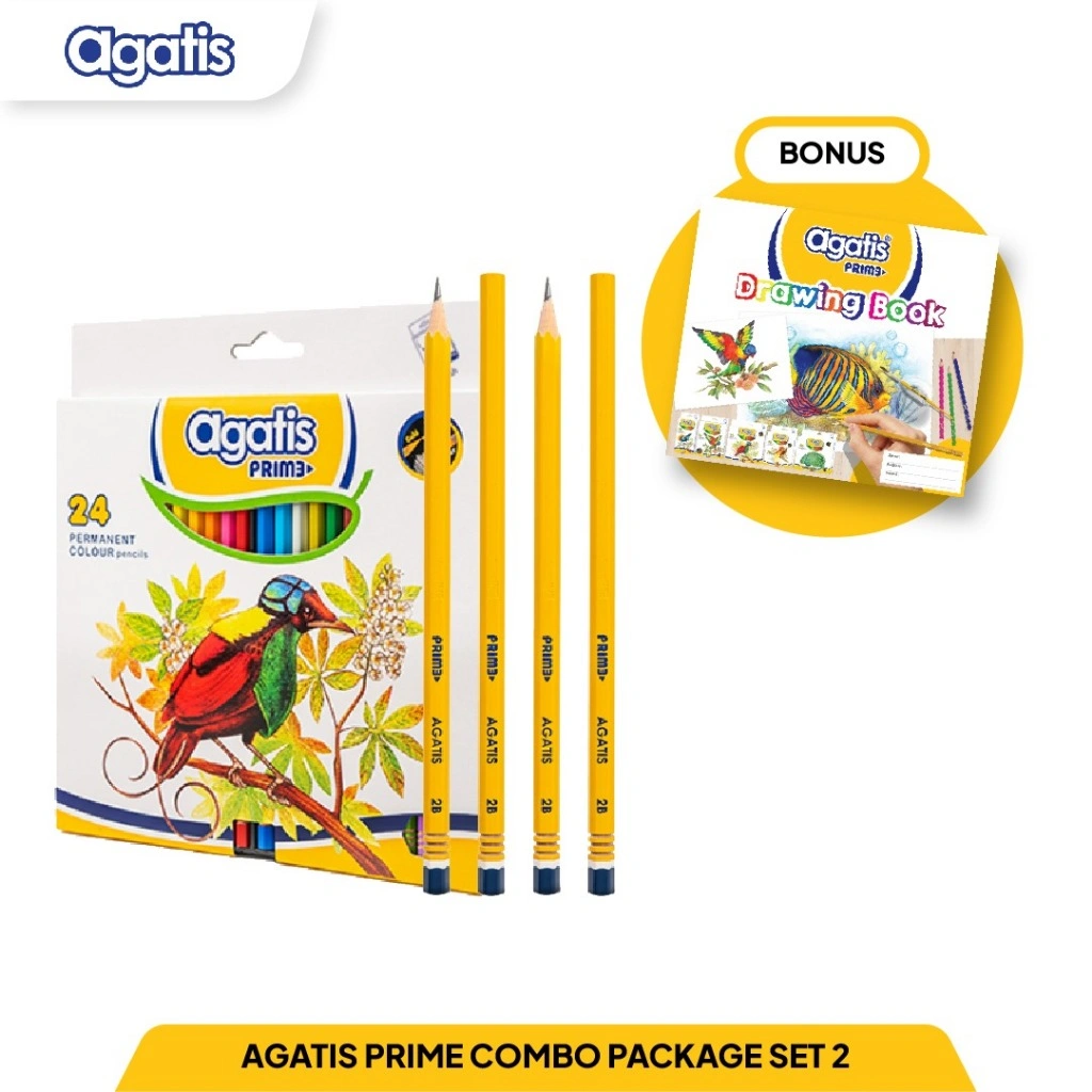 AGATIS Stationery - Paket Alat Tulis dan Mewarnai Anak Lengkap