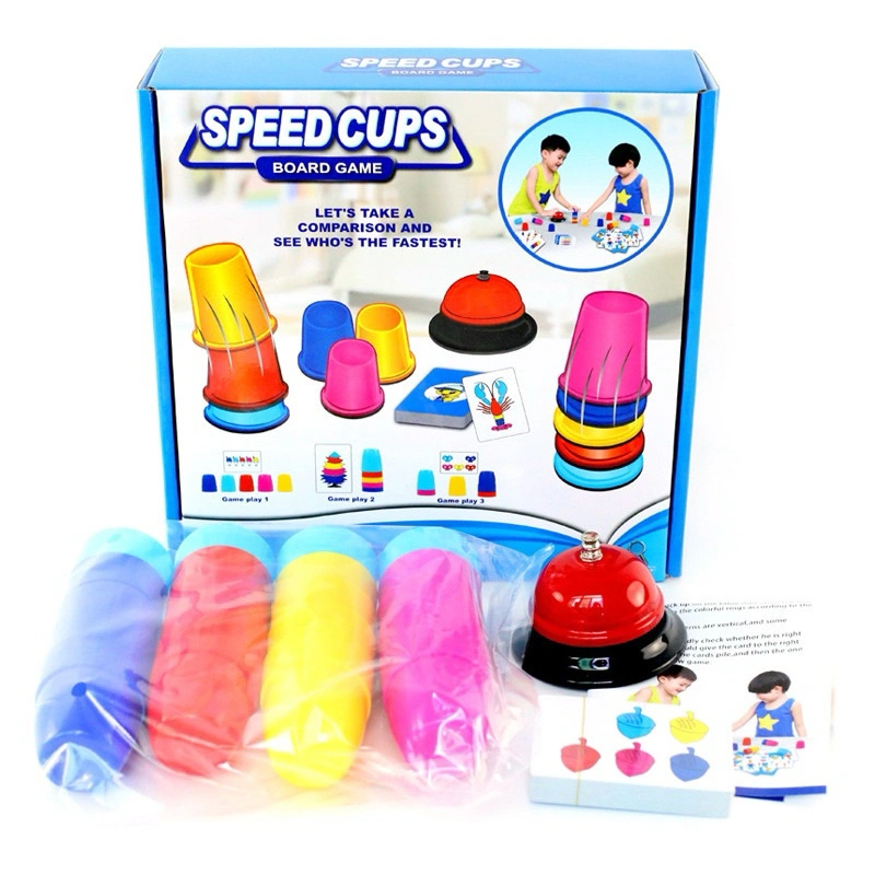 Speed Cups Board Game/Family Game/Mainan Edukasi Anak/Education Toys/Quick Cups/Kids Game