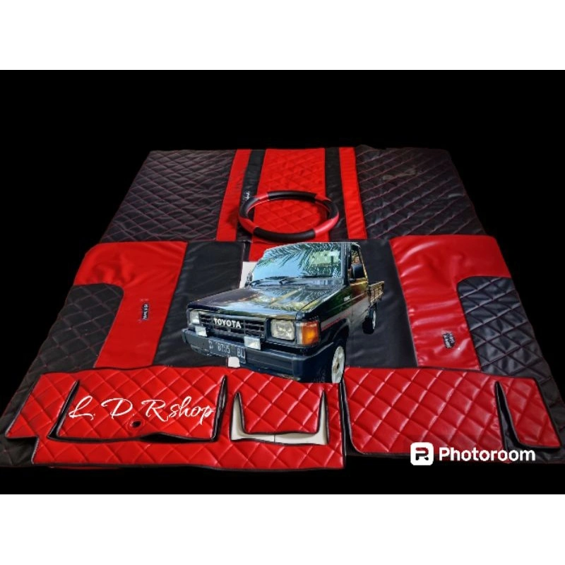 plapon kabin,lapis pintu+alas dasboard(kijang super pickup) 5in1