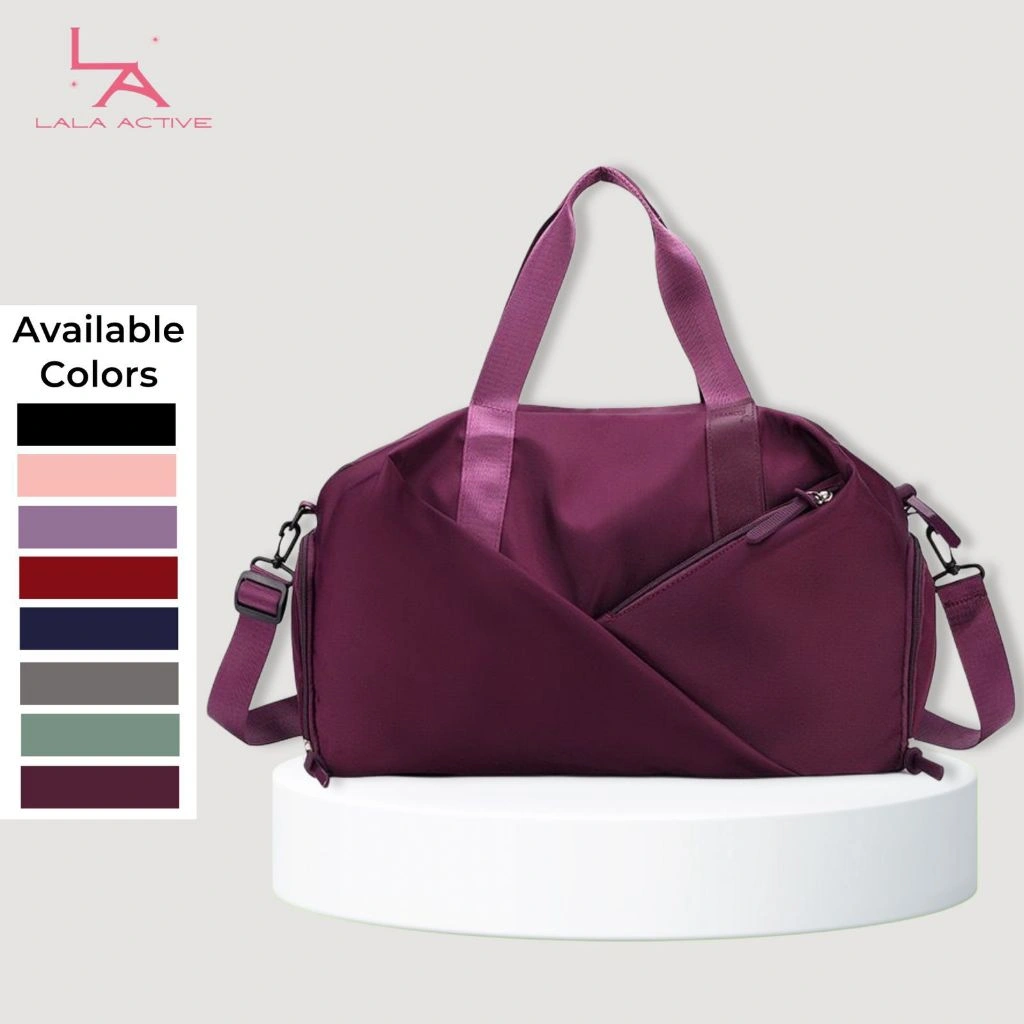 Lala.Active – Nixie TRAVEL BAG GYM MULTIFUNGSI 2 in 1 – Tas Gym Duffel Bag Olahraga