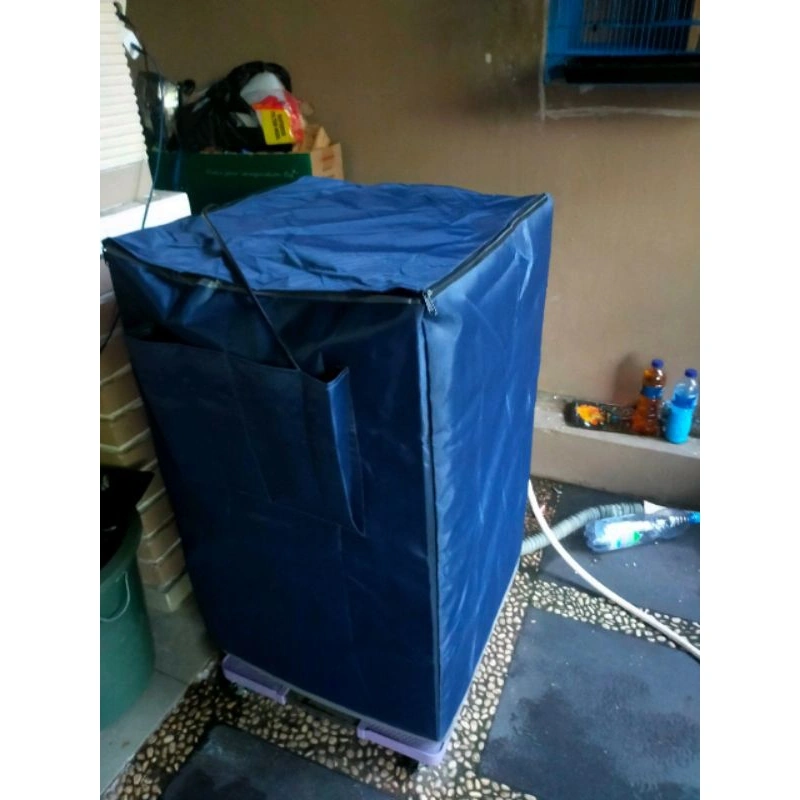 cover tutup sarung pelindung-washing machine mesin cuci top loading- bukaan atas 1 tabung anti air anti debu
