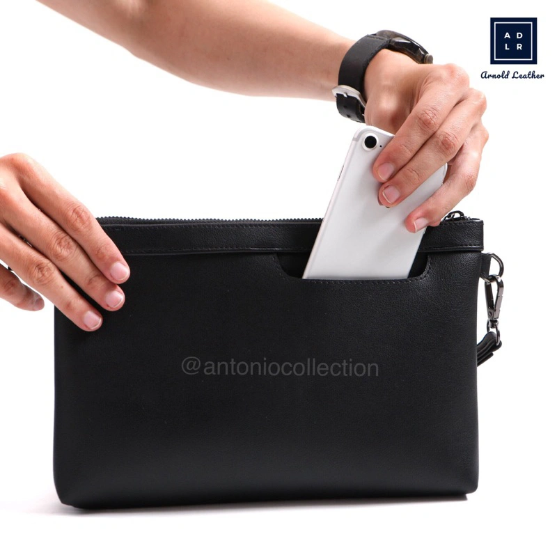 Hand Bag Pria Wanita | Tas Tangan | Pouch | Clutch Tas Gadget Hand Bag | Wristlets Hand bag | Brozovic Hand Bag by Arnold Leather