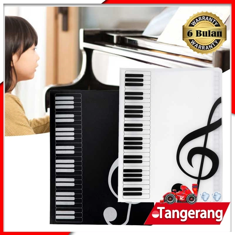 Nota Lembaran Piano Musik 40 Sheets Music Score Folder A4 Document Expanded Piano Score