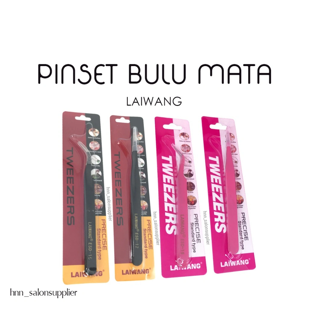 Pinset Tweezer Untuk Memasang Bulumata Tanam Eyelash Extension Multifungsi