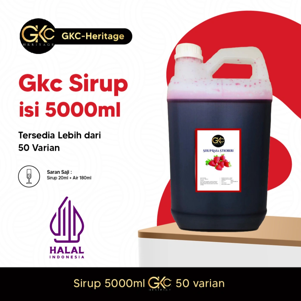 Sirup 5 liter minuman kekinian