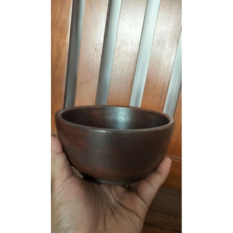Mangkok tanah liat D.14 cm isi 0.5 liter