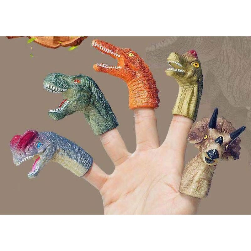 MAINAN EDUKASI DINOSAURUS JARI2 BATTLE PUPPET  DINO LUCU KREATIF BAHAN LEMBUT AMAN MAINAN KREATIF DEKORASI HIBURAN PENGHILANG STRESS FAMILY GAME