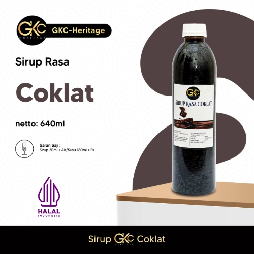 Sirup GKC / Sirup Minuman (Rasa Coklat) Bisa dijadikan Bahan Baku Minuman & Makan.