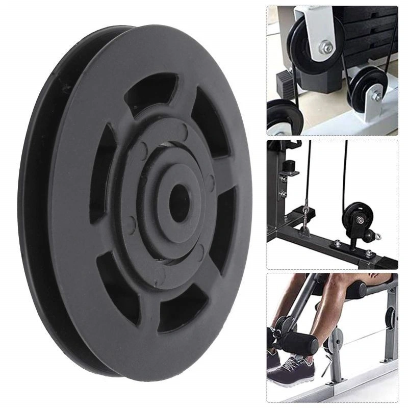 95/100mm Roda Katrol Bearing Roda Pulley Home Gym Untuk Peralatan Gym