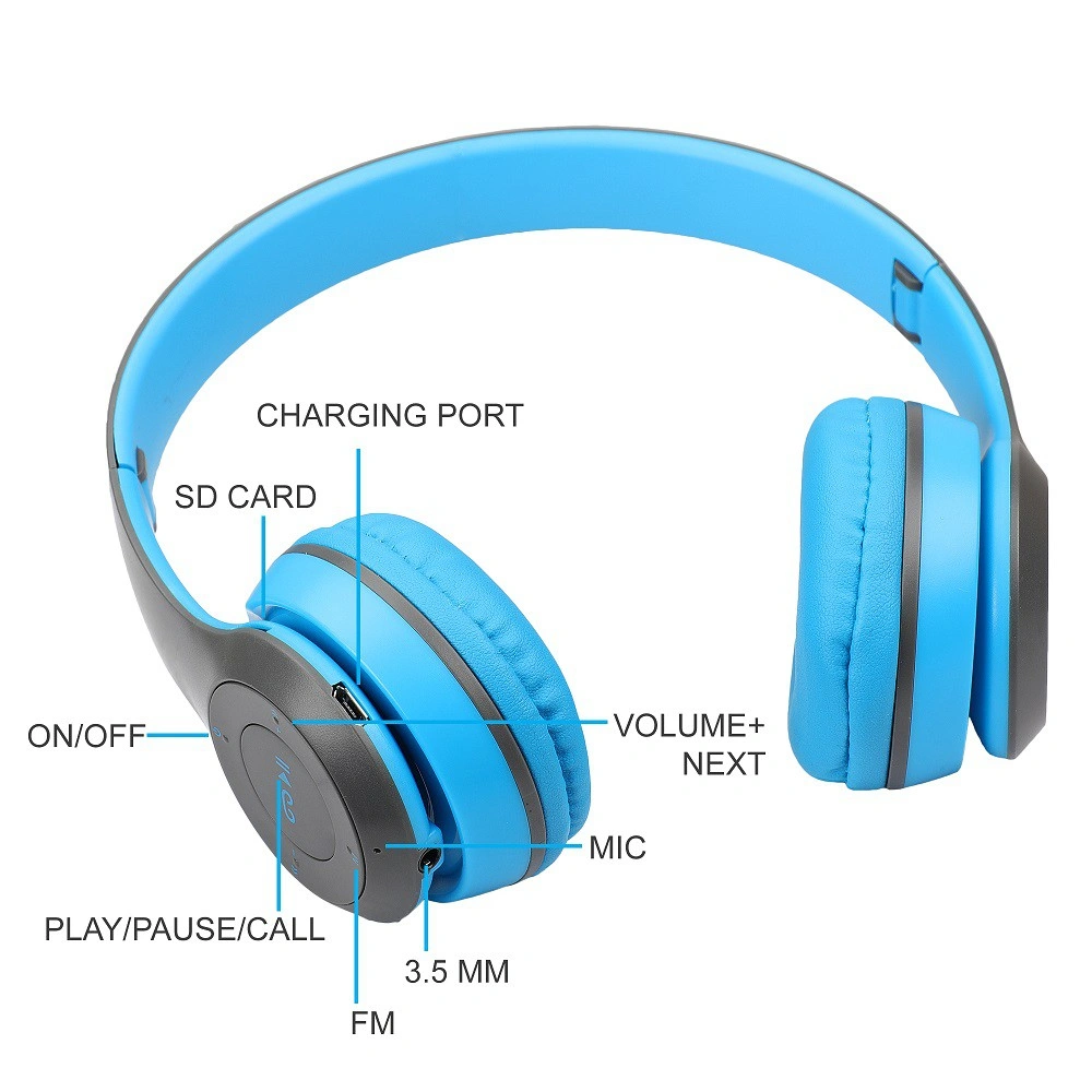 Headphone Bando Bluetooth P47 Wireless  Sound Bass unisex