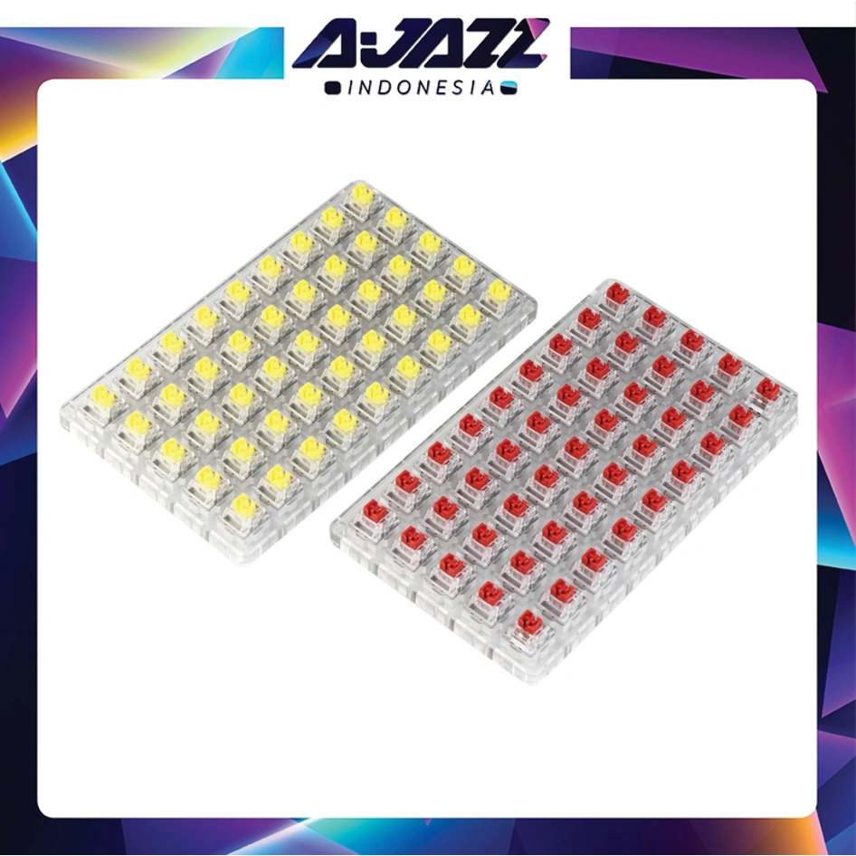 Ajazz AS Switch Tester Mechanical Keyboard Tactile/Linear 3-pin 45 pcs