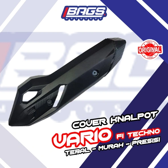 COD JM Aksesoris Motor Tutup Knalpot Motor Vario 125/150 Fi Techno Murah