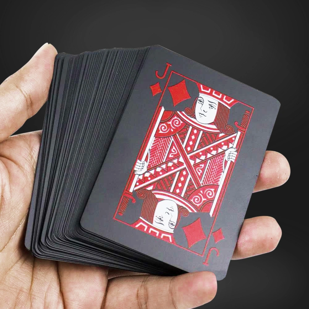 Kartu Remi Besar Plastik Set PVC Anti Air Waterproof Poker Tidak Sobek