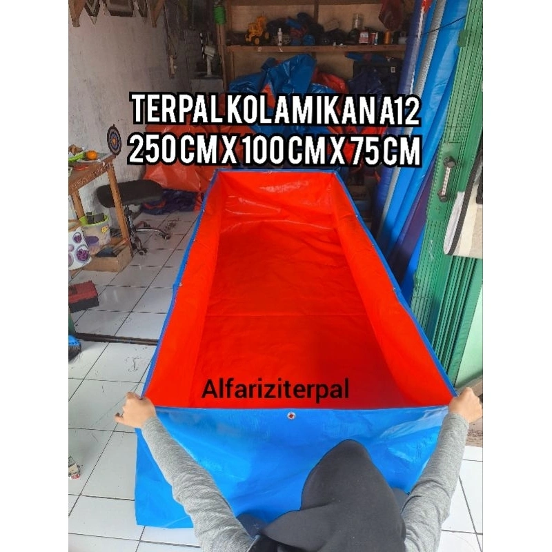 TERPAL KOLAM IKAN A12 KOREA 250 cm x 100cm x 75cm