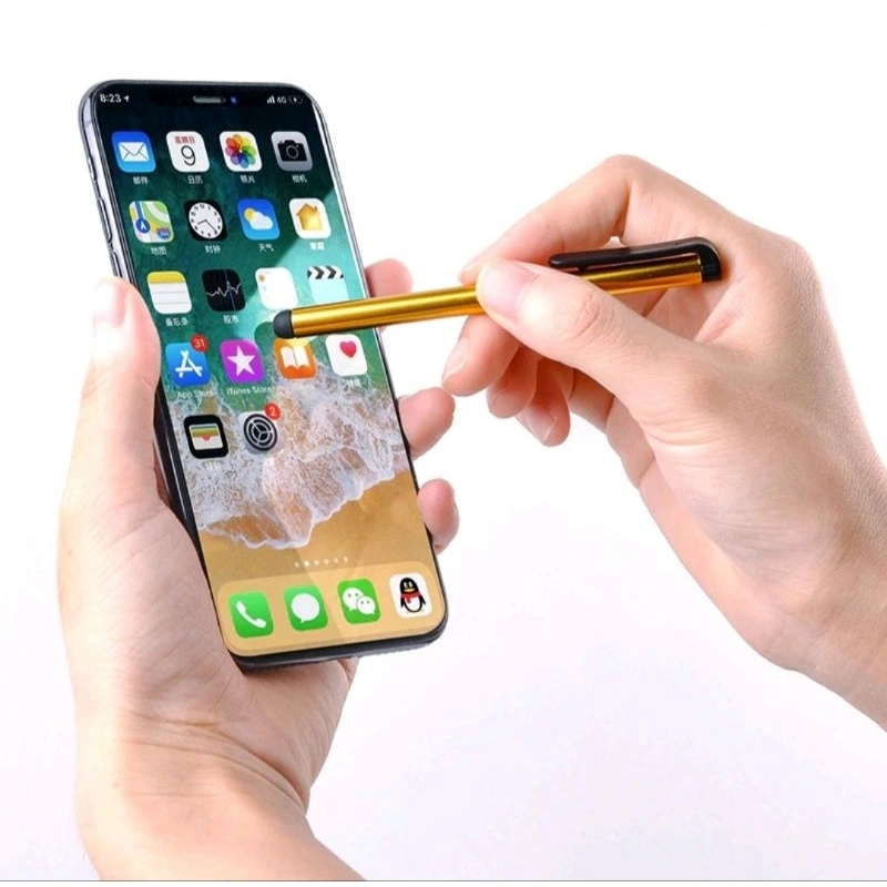 Pen Stylus layar Sentuh Tablet Smartphone Pulpen Touchscreen Warna Random