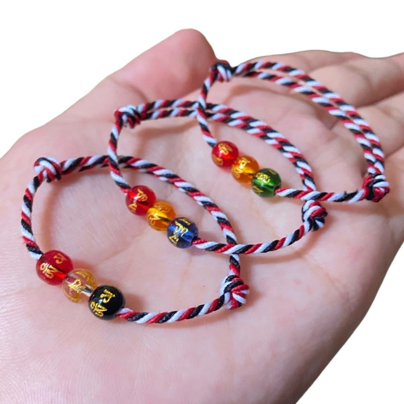 Gelang Tridatu Tibet Bayi 3 Kristal tali premium