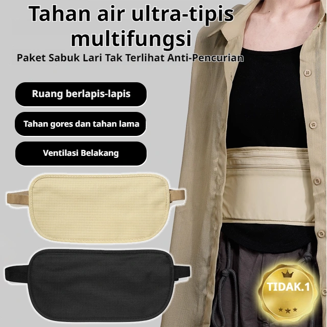 ✨Tas Pinggang Olahraga Tas Ponsel Lari Peralatan Luar Ruangan Pria dan Wanita Tas Sabuk Mini Baru Tak Terlihat Tahan Air/Tas Anti Air Pouch Pinggang Olahraga Tas Ponsel Untuk Berlari Tahan Air/Multifunctional waterproof waist pack for outdoor running