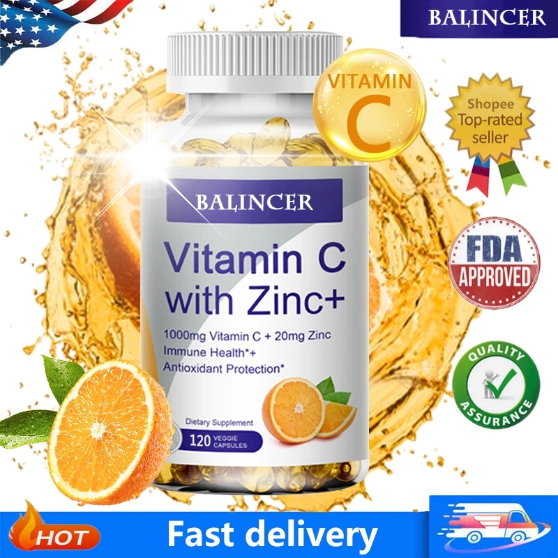 Vitamin C Supplement 1000mg Vitamin Imunitas Daya Tahan Tubuh Antioksidan Kesehatan Kulit