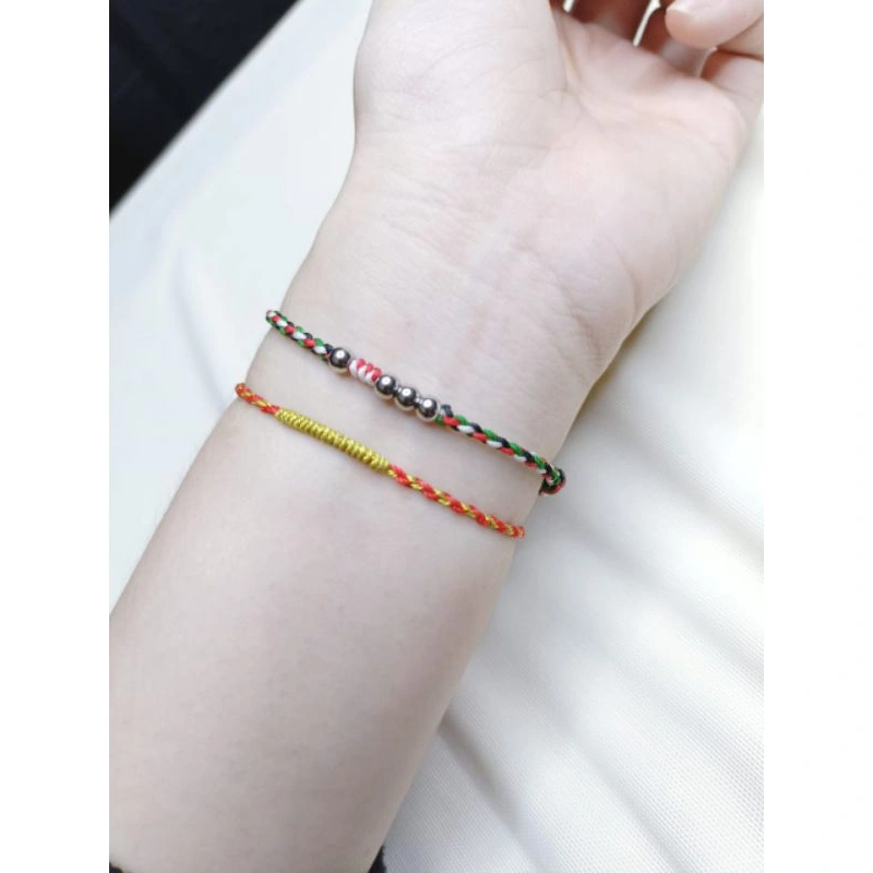 Gelang Tangan Solidaritas, Tridatu Bola Stainless Steel Anti Karat Gelang BENDERA Palestina