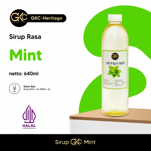 Sirup rasa mint 640ml Syrup minuman kekinian Drinks