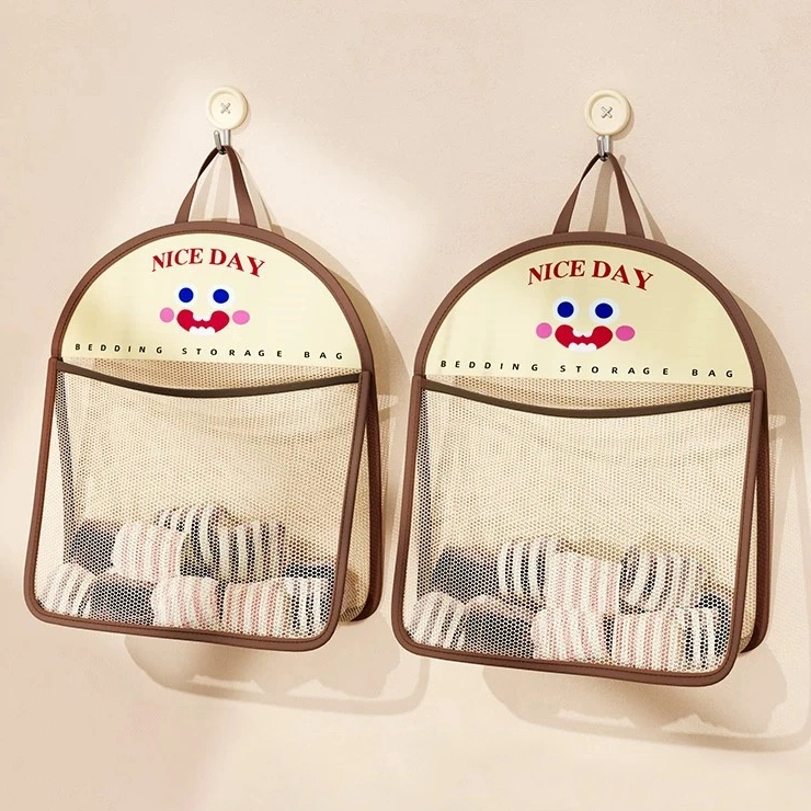 Tempat tsa Keranjang keranjang baju Tas lemari tas Jaring Penyimpanan Keranjang Gantung kotak penyimpanan serbaguna Tempat Penyimpanan Tas Kantong Mainan Tas penyimpanan kaus kaki barang unik lucu murah