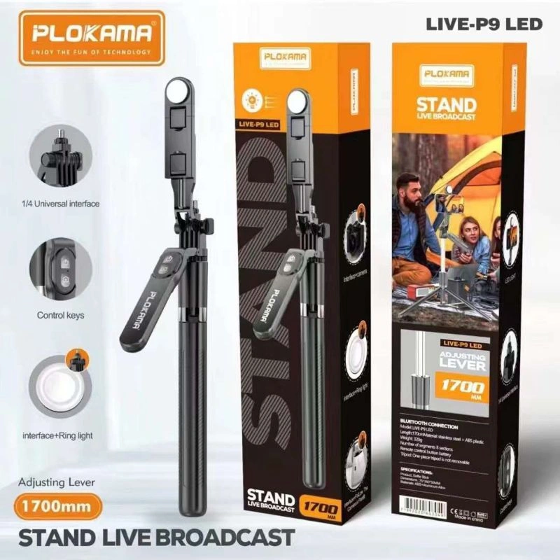 OBRAL last Stock Gimbal Stabilizer Manual Stand Hp Plokama Tongsis ringan easy to use bisa jadi tripod dan selfie stick Bluetooth