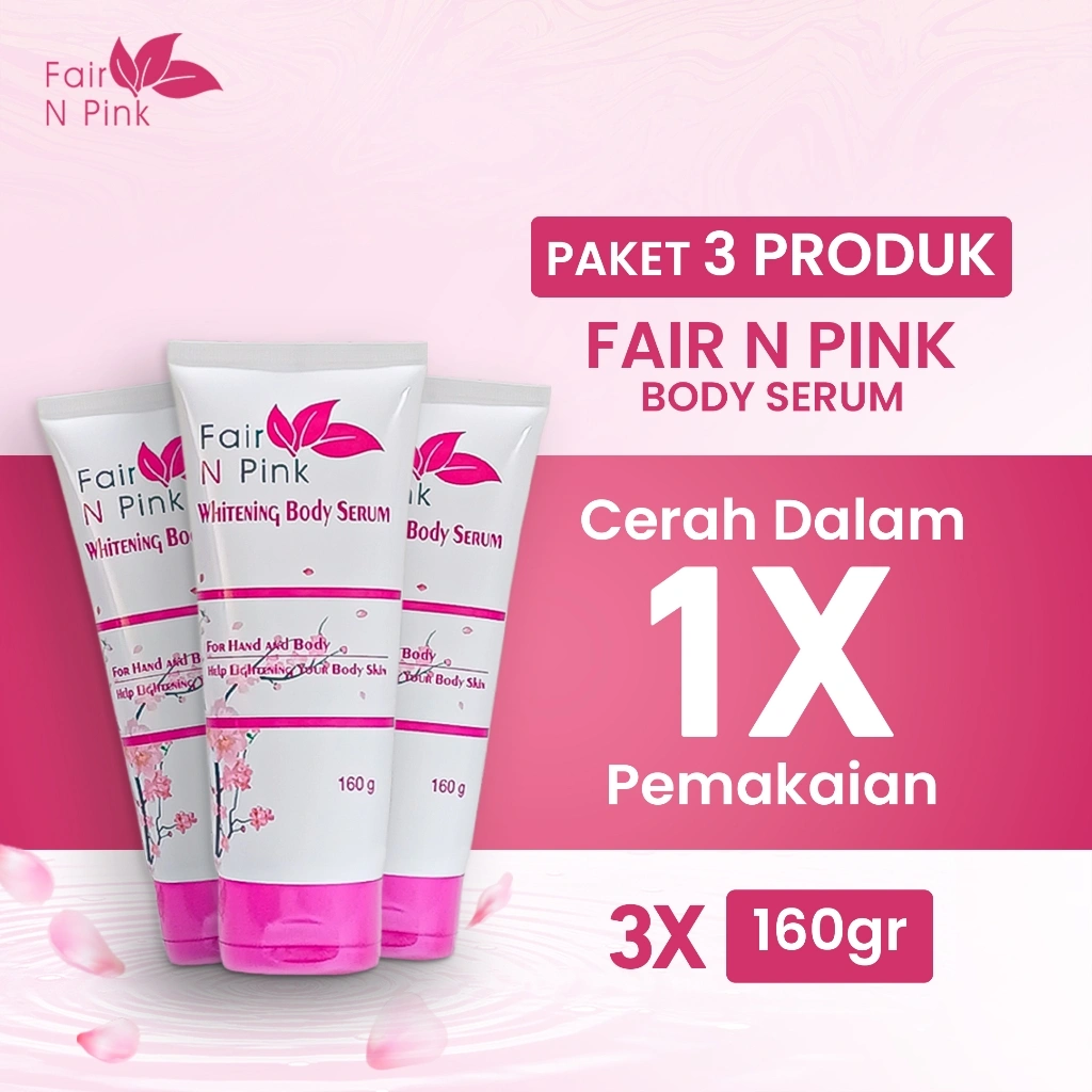 Paket 3 Serum Pemutih Tubuh Tone Up Body Serum Hand Body Lotion Memutihkan