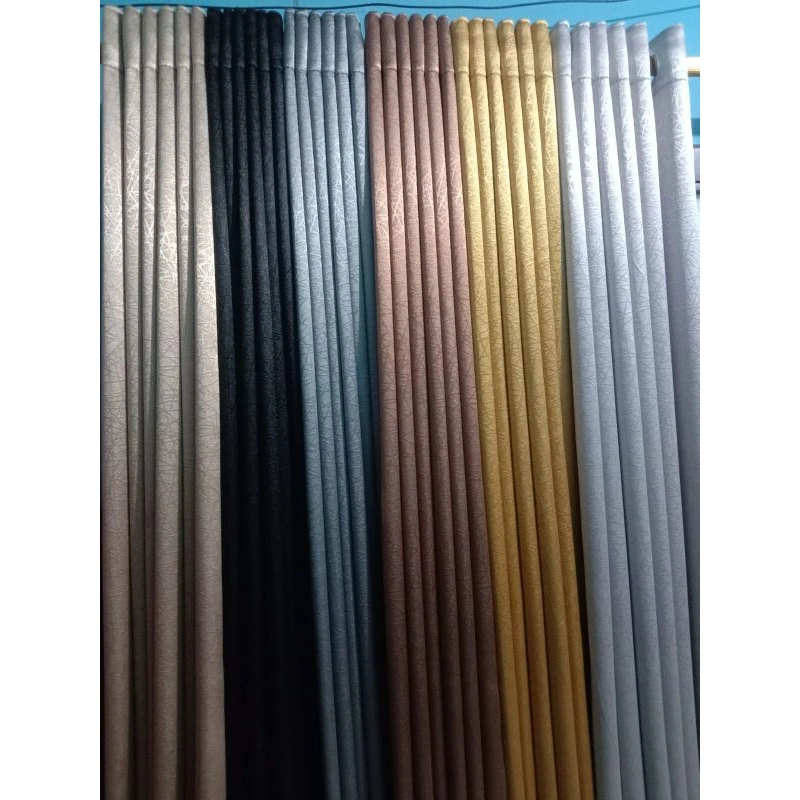 Gorden Blackout Jendela Kamar Minimalis Aestetik Tebal Glossy Art
