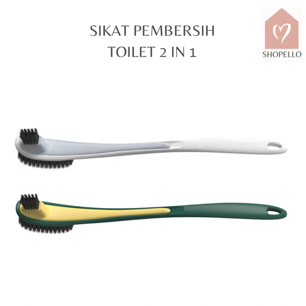 Shopello Sikat Pembersih Toilet WC Alat Pembersih Kamar Mandi Toilet Brush 2 in 1