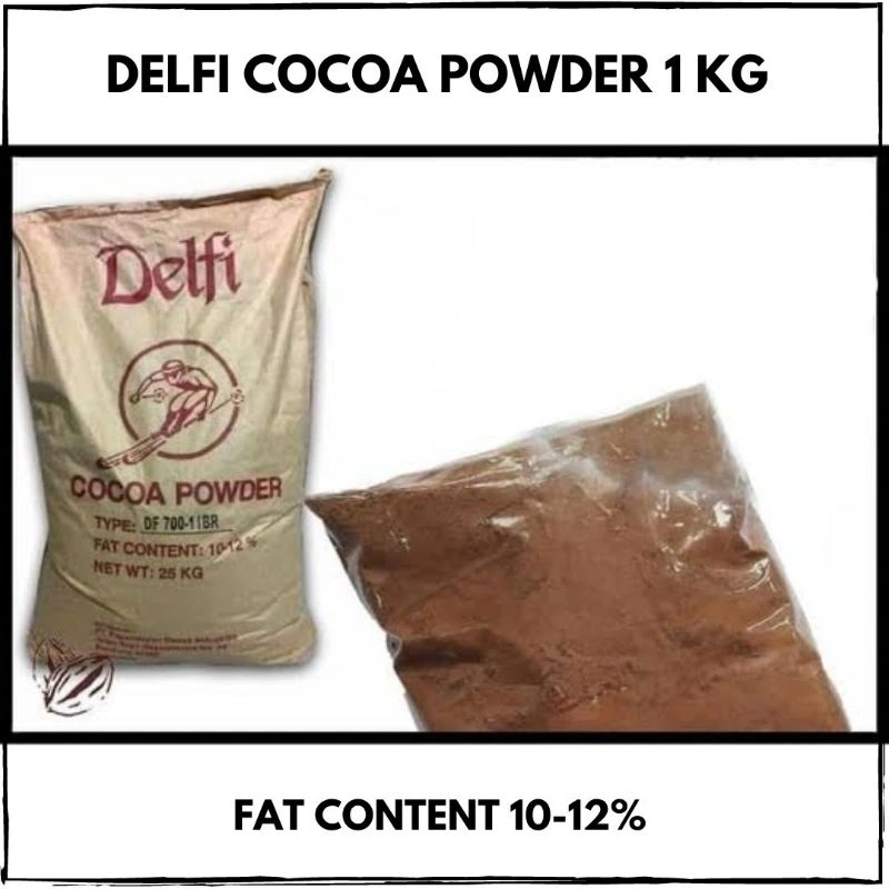 1Kg Delfi Cocoa Powder - Coklat Bubuk Murni