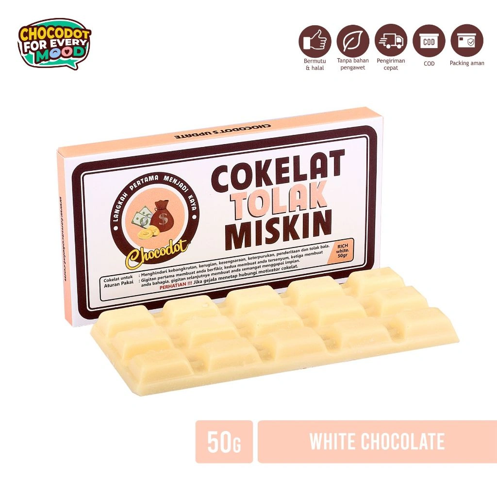 Coklat Chocodot Mood Series Tolak Miskin 50gr