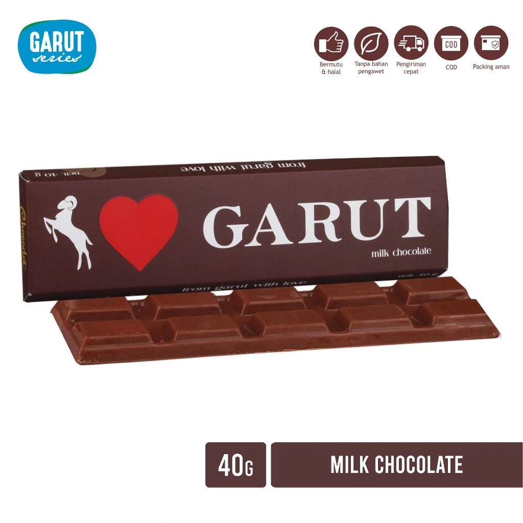 Coklat Chocodot I love Garut Series Milk 40g