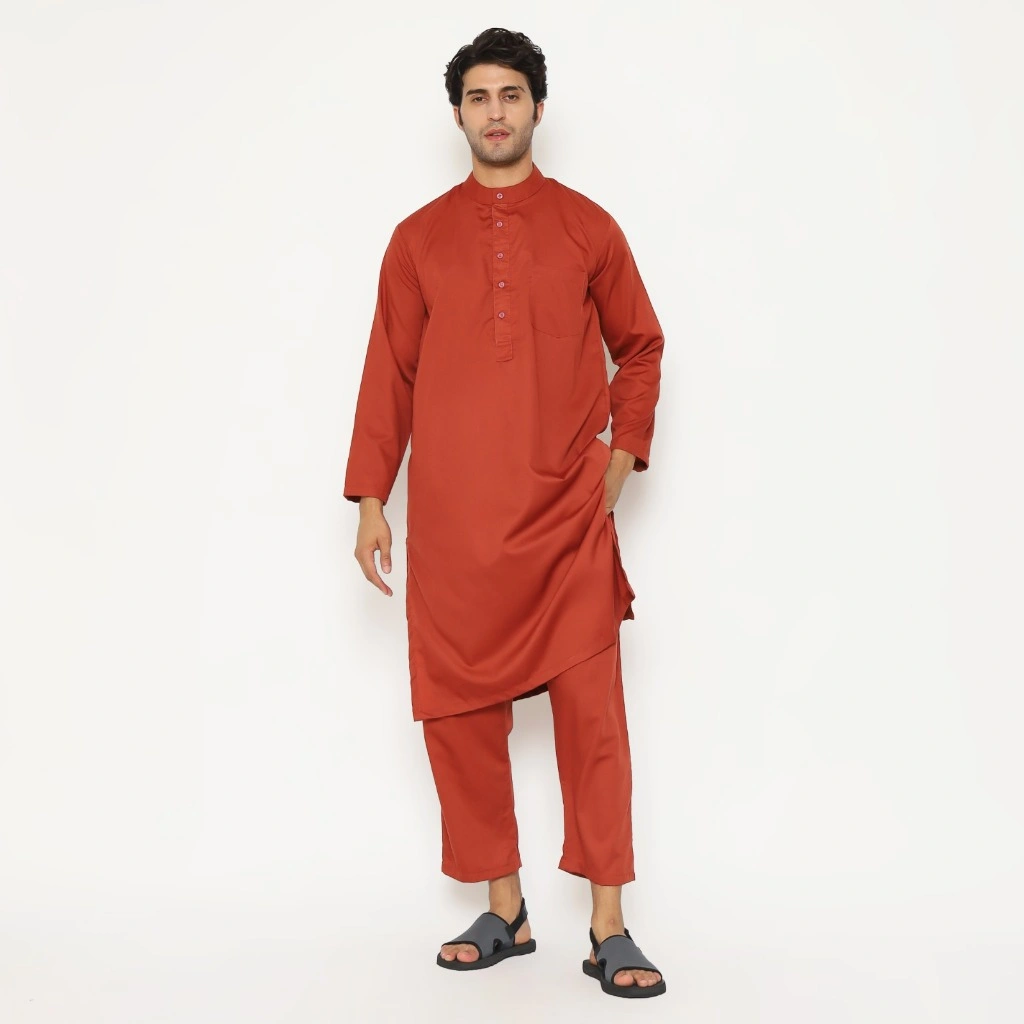 Gamis Pria Setelan / Baju Muslim Pria Setelan / Gamis Pria Setelan Bahan Toyobo Fodu