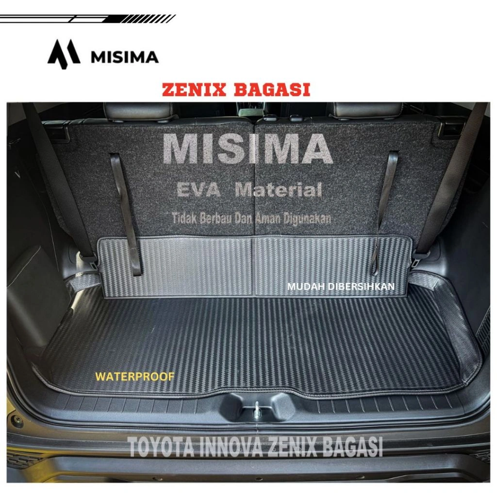 MISIMA Karpet 5D Bagasi Toyota Inova Zenix 2023 Car Mats High Quality
