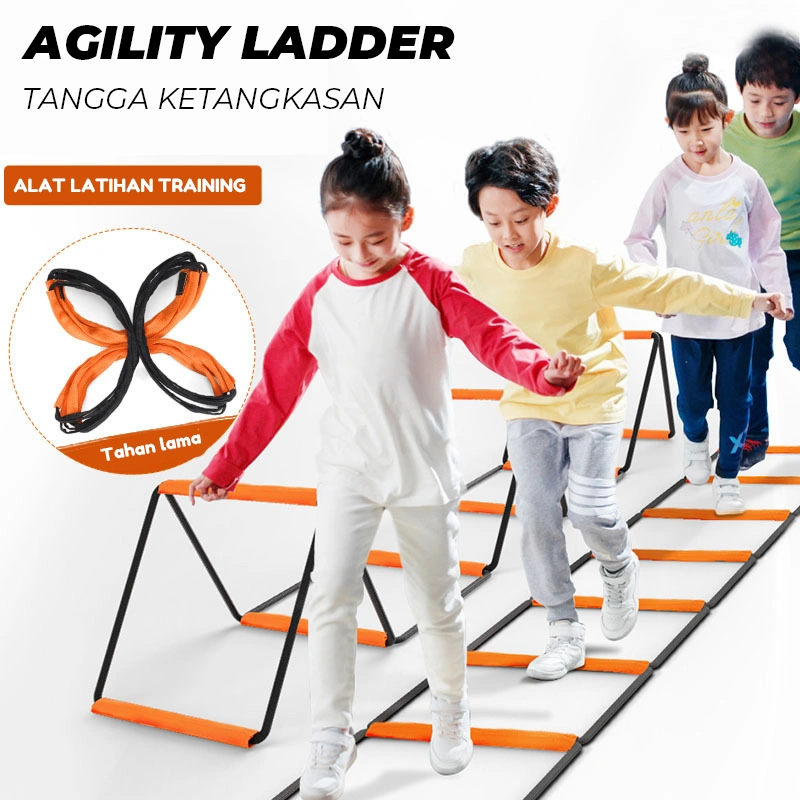 Agility Ladder 4,6,8 Meter /Tangga Tali Nilon Untuk Latihan Kecepatan / Kelincahan / Ketangkasan Ranchotion