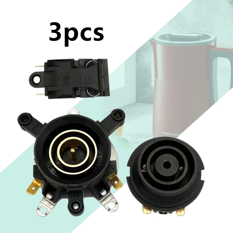 3pcs/Set Electric Kettle Thermostat Switch/Aksesori Ketel Listrik/Thermostat Heater Teko Listrik Stainless Cosmos