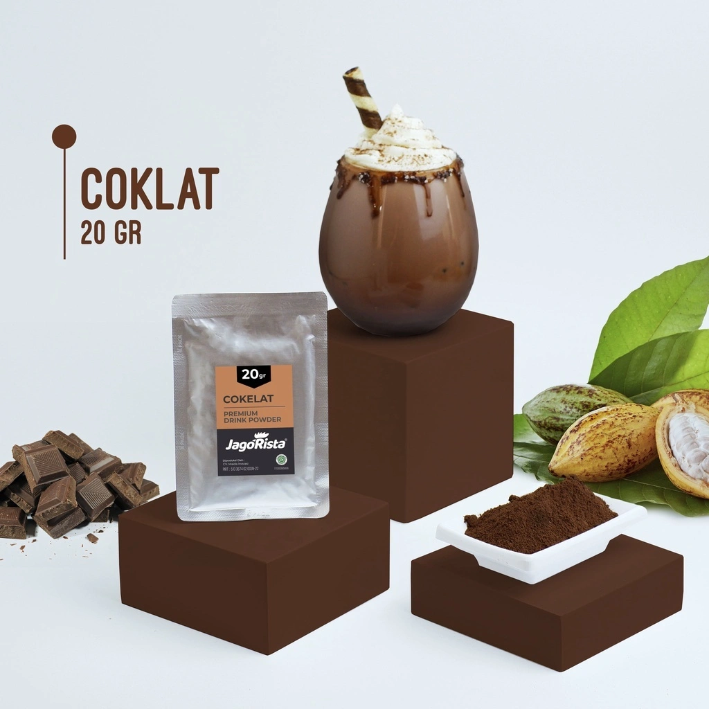 Jagorista Bubuk Minuman Cokelat 20 gr Sachet Kualitas Premium GOLD