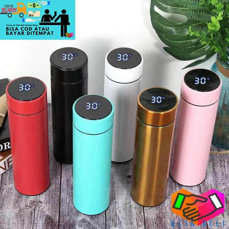 Termos Suhu Temperature Thermos Smart LED Botol Minum Air Tumbler Stainless Steel